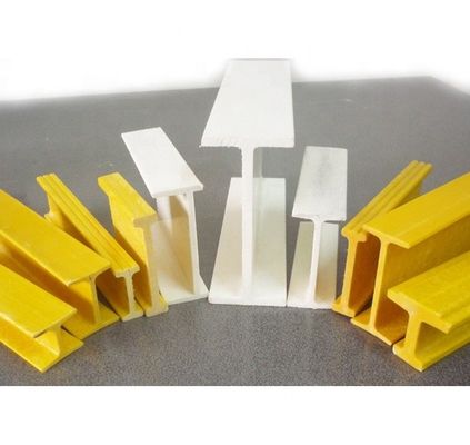 Struttura di costruzione Profil H di fibra di vetro leggera Alta resistenza GFRP FRP H sezione I