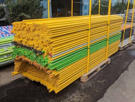 Tecnica Pultrusion Personalizzato insulato FRP palo recinzione Post tubo di fibra di vetro per recinzione