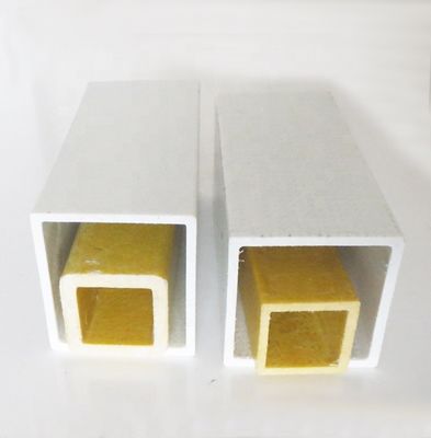 Tecnica di taglio 19mm 30mm 40mm 50mm Fibra di vetro Profilo di tubo quadrato FRP Forma quadrata