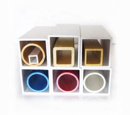 30 mm 38 mm 44 mm 50 mm GFRP pultrudato tubo quadrato FRP Strutture robuste e durature
