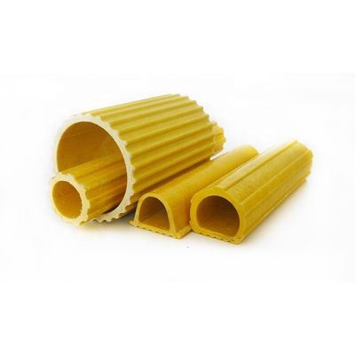 Colori personalizzati di alta capacità di carico Gear e tipo D FRP Pultruded Tube Ideale per FRP Step Scale Gradienti