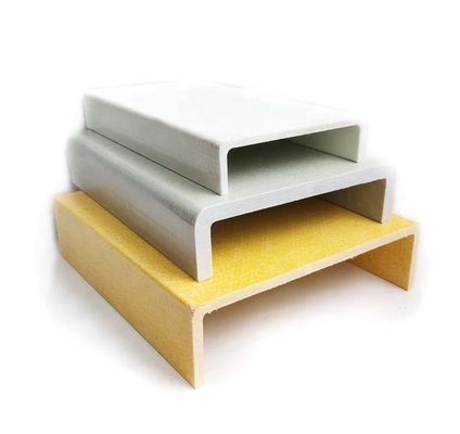 1m-11.6m Lunghezza Fibra di vetro GFRP composito liscia C Canale/H/I Trave per il tetto