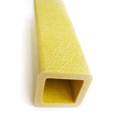 1m a 11,6m Lunghezza Fibra di vetro composito Profili di scatola quadrata GFRP FRP tubo quadrato palo
