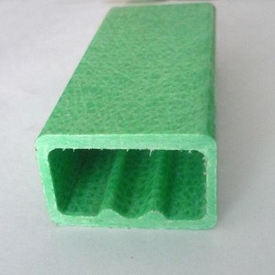 Listo delle dimensioni dei tubi rettangolari di plastica composita in fibra di vetro FRP a alta resistenza per strutture