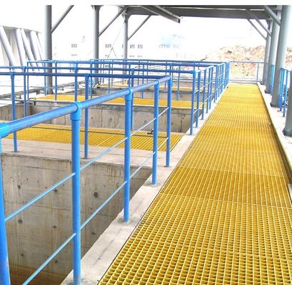 Ferriere in FRP rotondo/quadrato in fibra di vetro per scale/piastre/cammini e durabilità in FRP