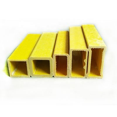 Scala di pultrusione rinforzata in fibra di vetro protetta dai raggi UV e tubo di maniglia con superficie liscia