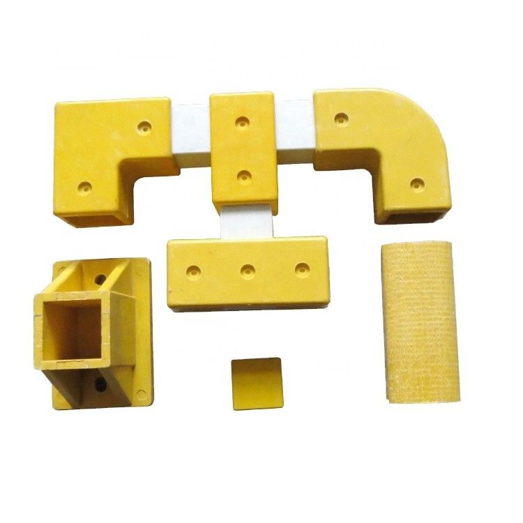 Fittings per tubi quadrati in FRP di dimensioni personalizzate per connettori di design di manubrio industriale