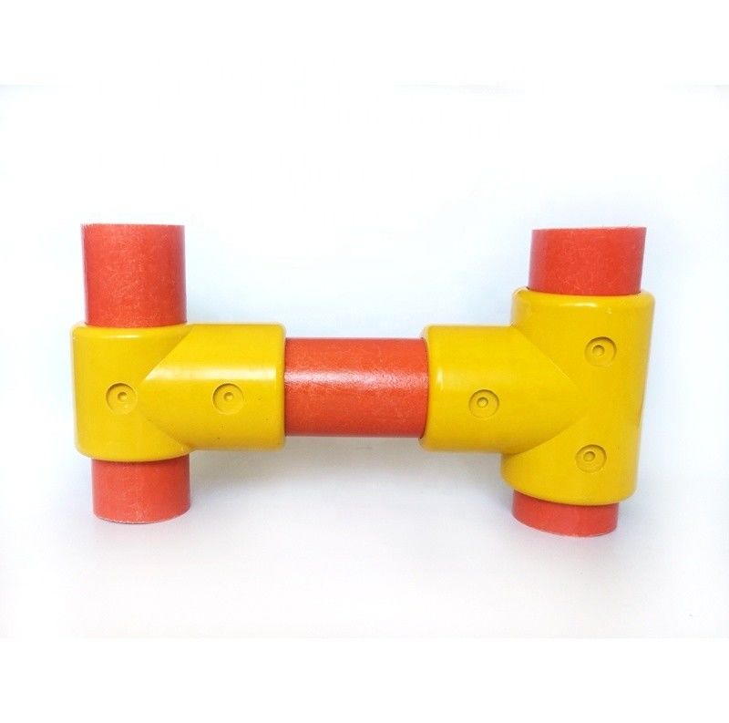 Stile industriale 50mm FRP manubrio/sistema di recinzione GRP manubrio accessori pinza T Fittings Cross Tee