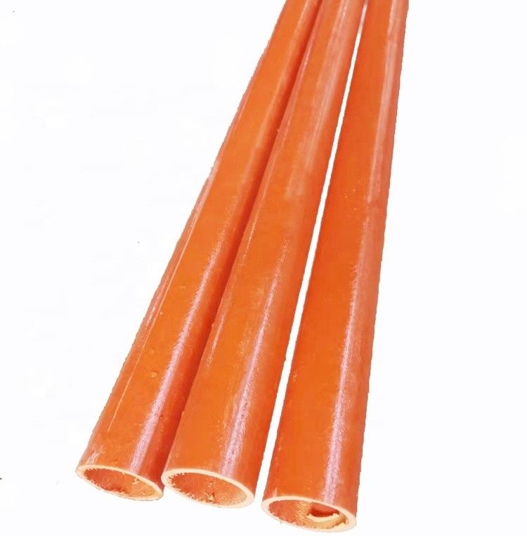 Profili di impalcatura in fibra di vetro in FRP da 50 mm GFRP per lunghezza 1m-11,6m Isolamento incluso