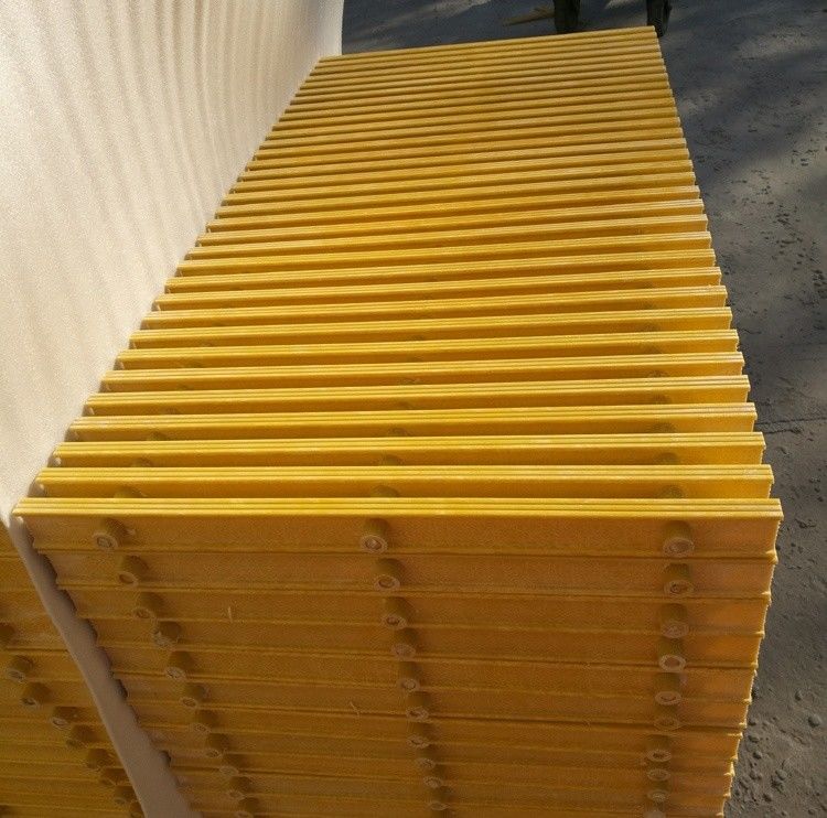 Reti in fibra di vetro GRP per coperture di ponti/recinzioni/drill di trincea di navi ad alta resistenza in FRP