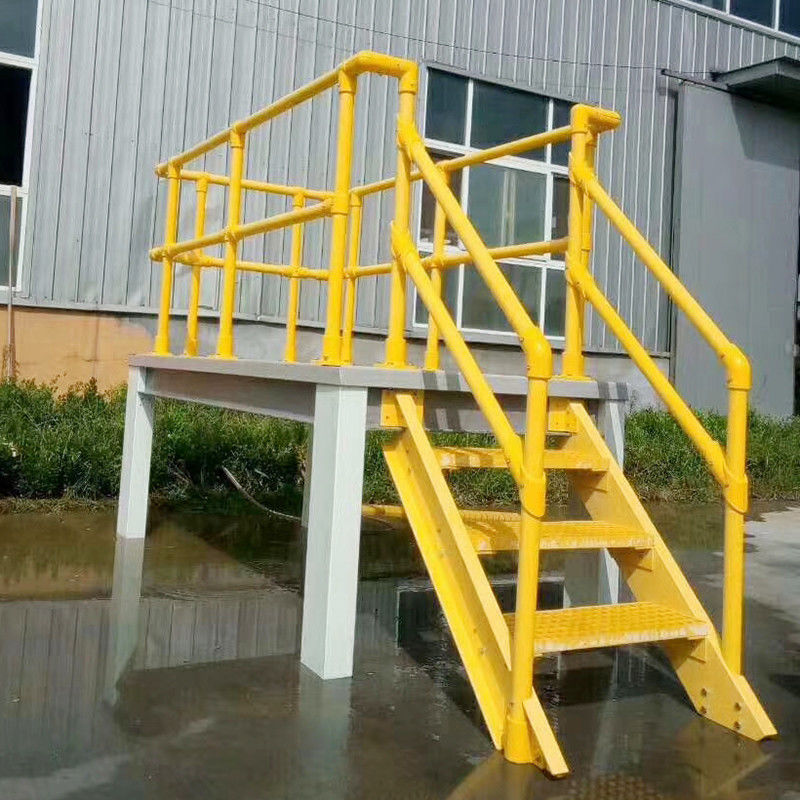 Tipo 1    250 lbs Capacità di Peso Pareti in FRP per scalinate isolate Maniglia di sicurezza