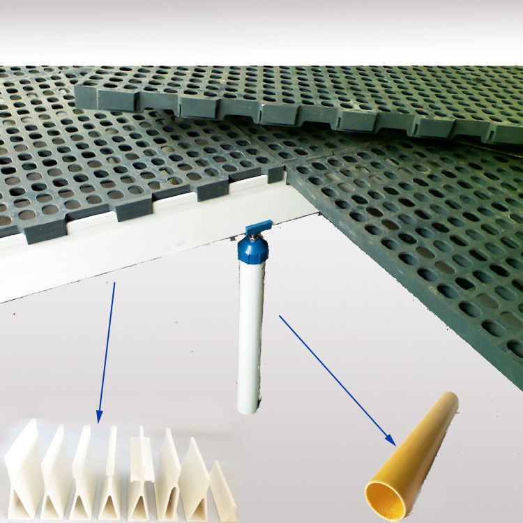 Servizio di taglio liscio 120 mm di altezza Fibra di vetro triangolare trave di supporto per pavimenti di pollame