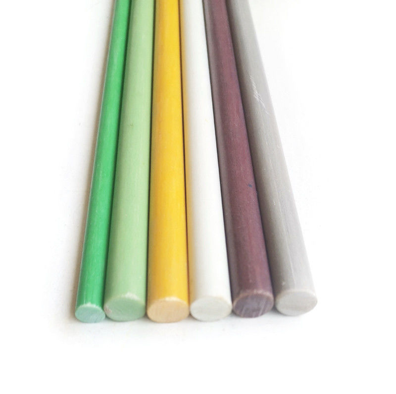 Servizio di taglio 16 mm High Strength White Fiberglass Rod per pali lisci e flessibili