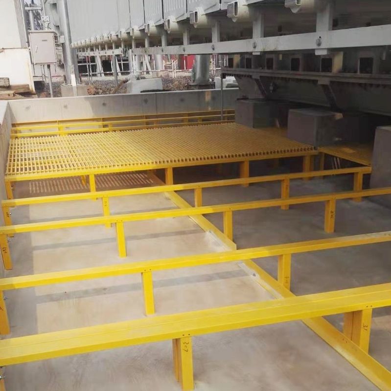 Struttura di costruzione liscia personalizzata FRP ad alta resistenza per ambiente corrosivo