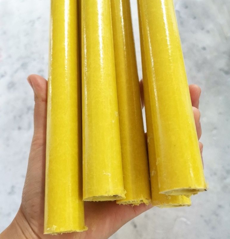 Tubo in FRP GRP di fibra di vetro isolante leggero per pali telescopici Lunghezza da 1m a 11,6m