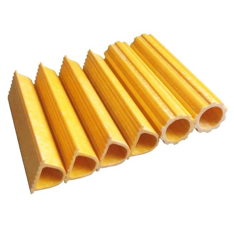 Colori personalizzati di alta capacità di carico Gear e tipo D FRP Pultruded Tube Ideale per FRP Step Scale Gradienti